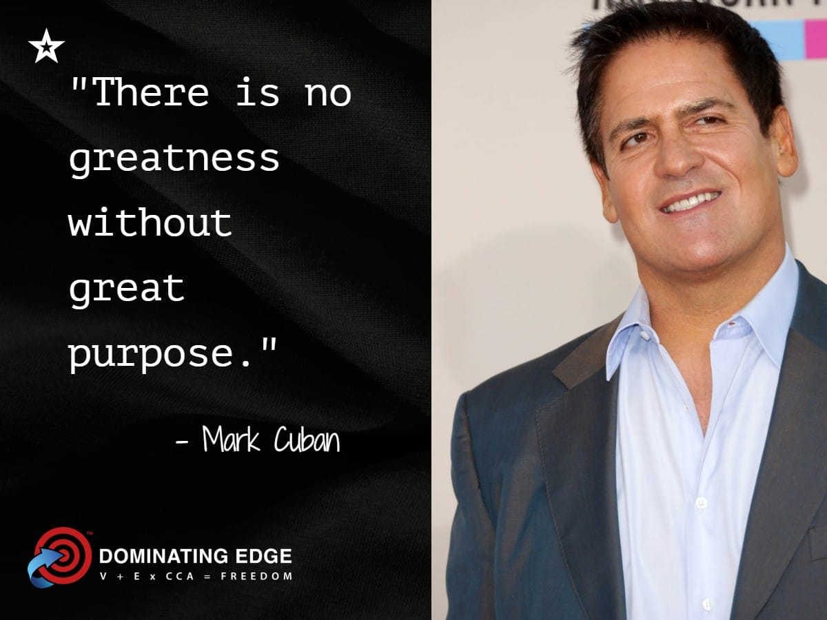 There Is No Greatness Without Great Purpose